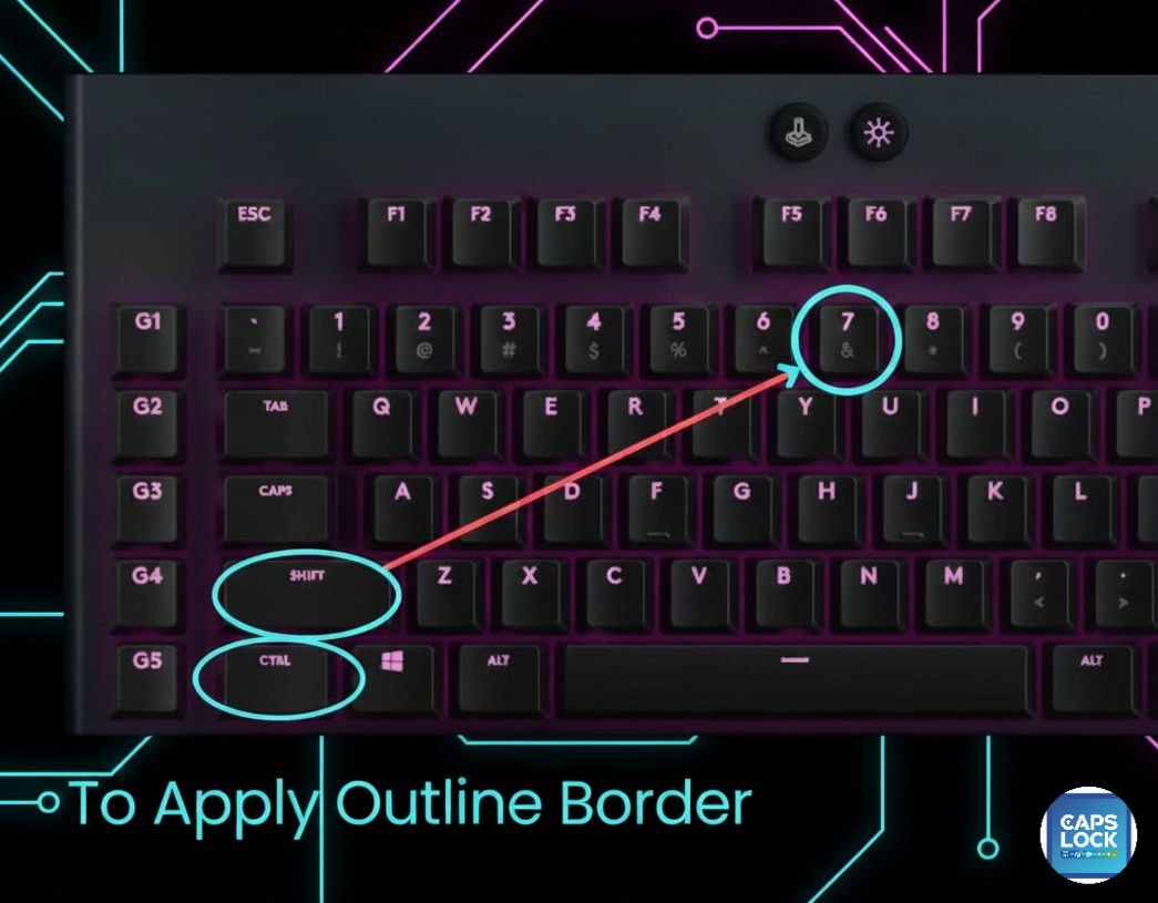 Computer Knowledge | 🔹 Ctrl + Shift + & – Apply outline border | Facebook