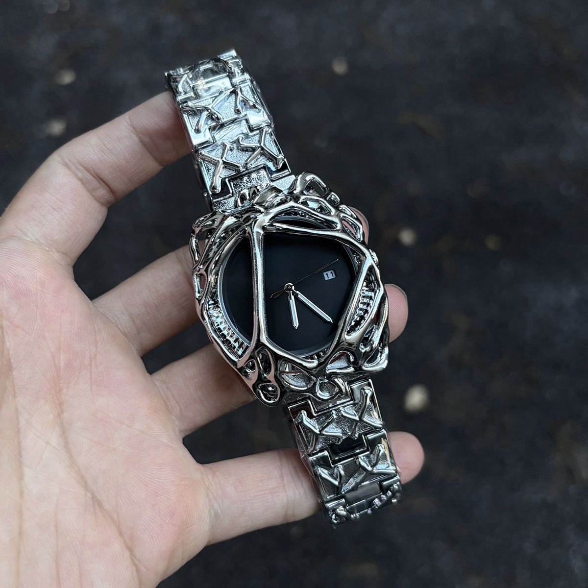Time Steel Alabaster Watch2 Y2k 