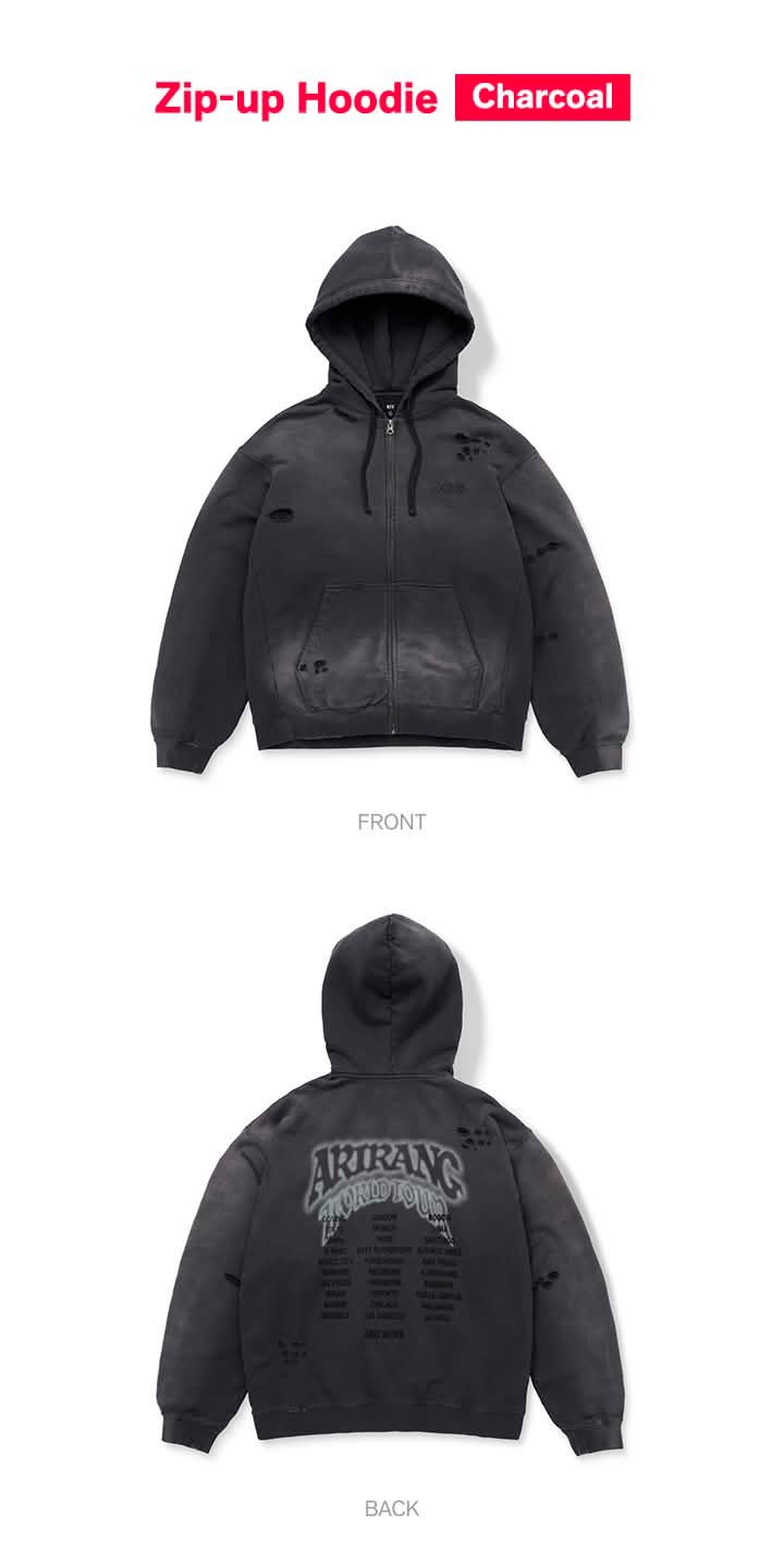 Where to buy grey zip up BTS hoodie?