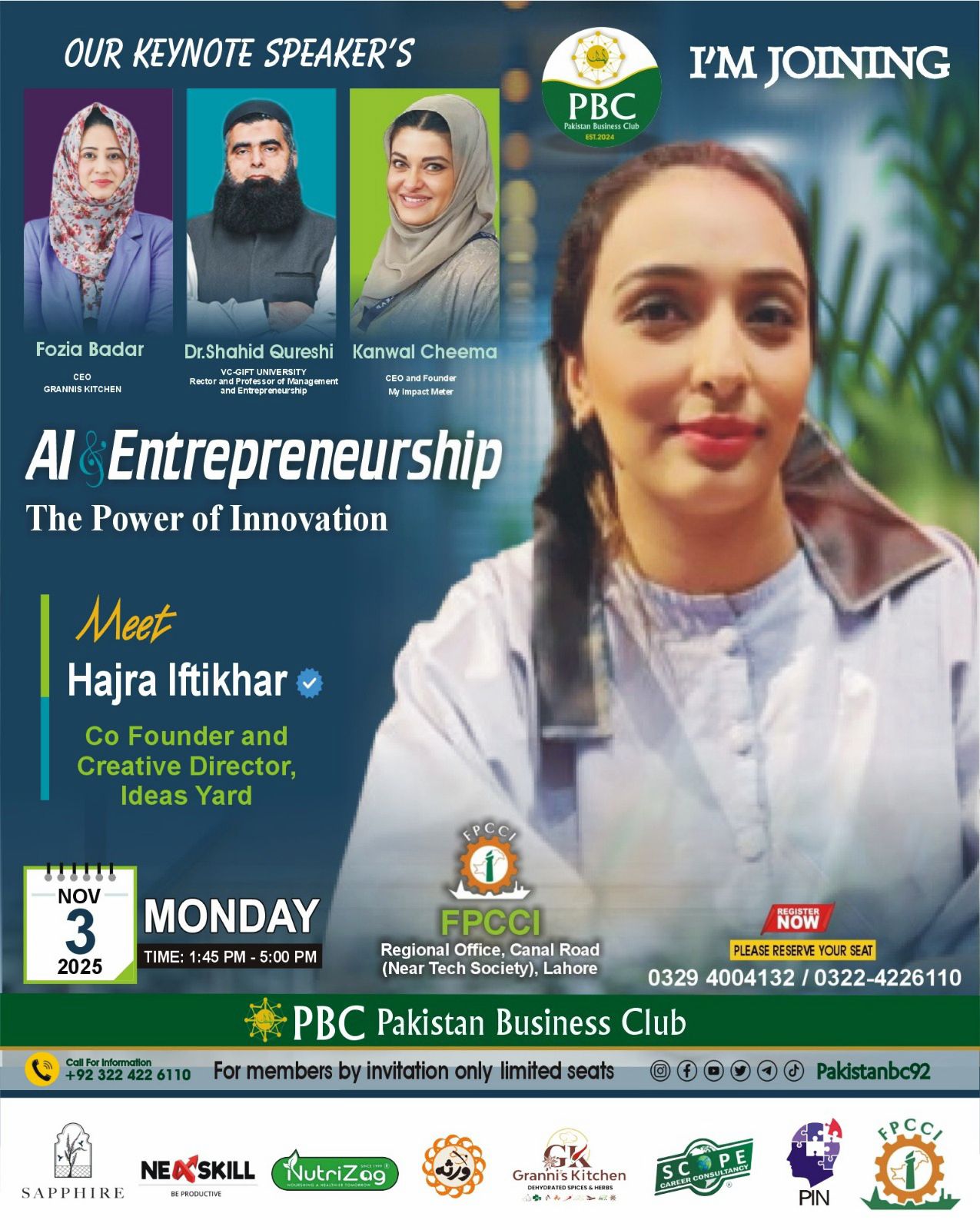 PBC-Pakistan - We are delighted to welcome Hajra Iftikhar PBC-Pakistan ...