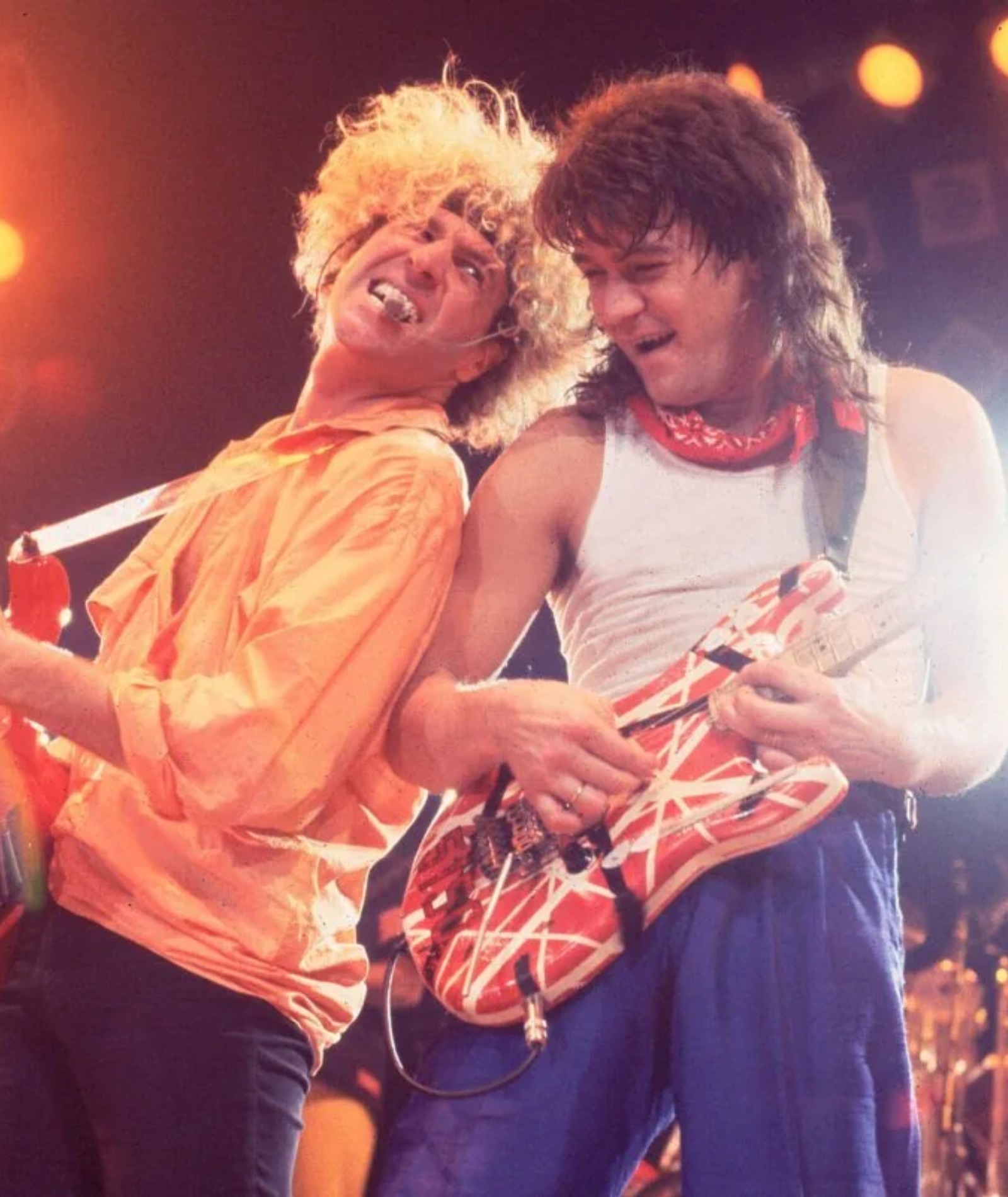 Metal - 🚀 Eddie Van Halen & Sammy Hagar – The 5150 Tour, 1986 When one ...