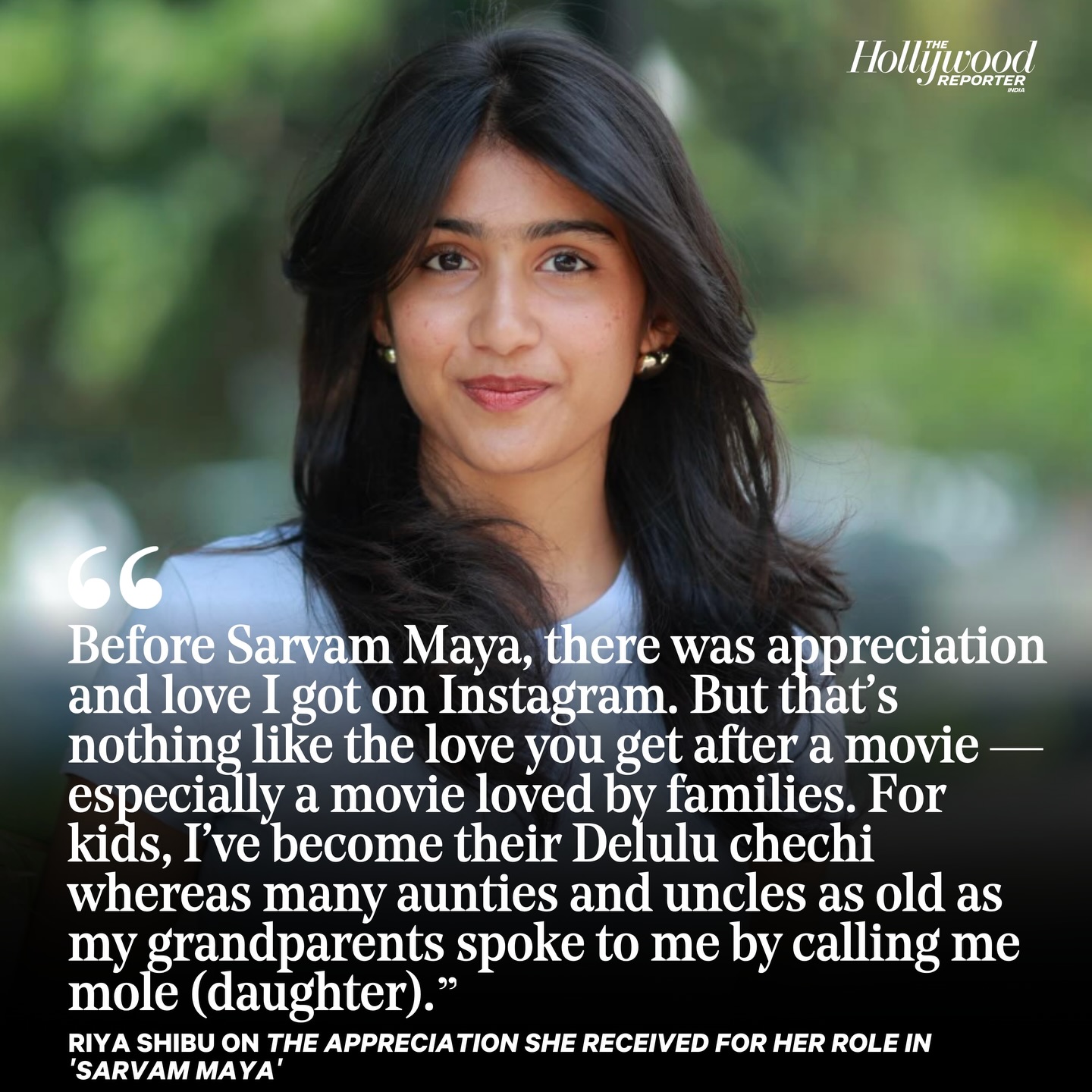 Riya Shibu (@riyashibu_)... - The Hollywood Reporter India | Facebook