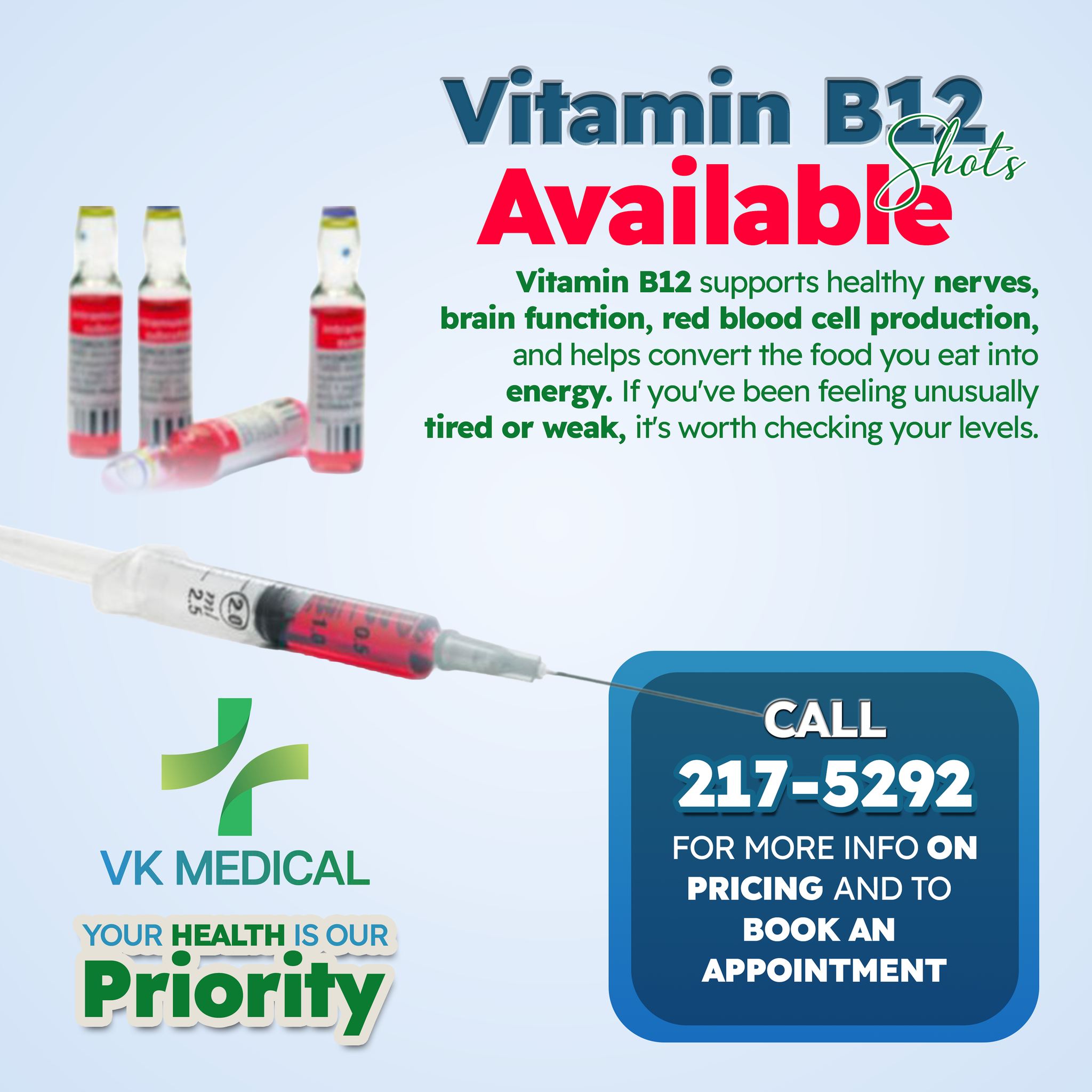 b12 injection tiredness Benefits of Vitamin Shots Near Me in Oklahoma City, OK Chronic Fatigue: Can B12 Shots