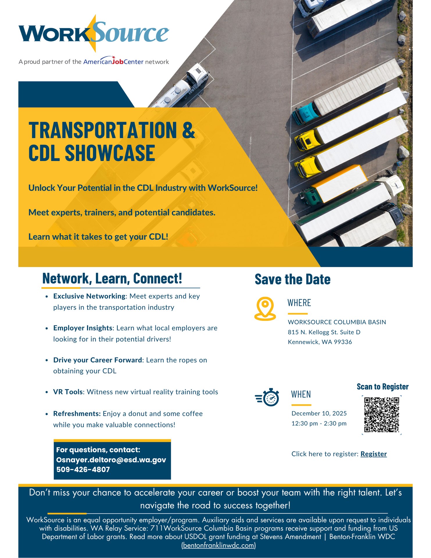 WorkSource - Join us for the Transportation and CDL Showcase on ...