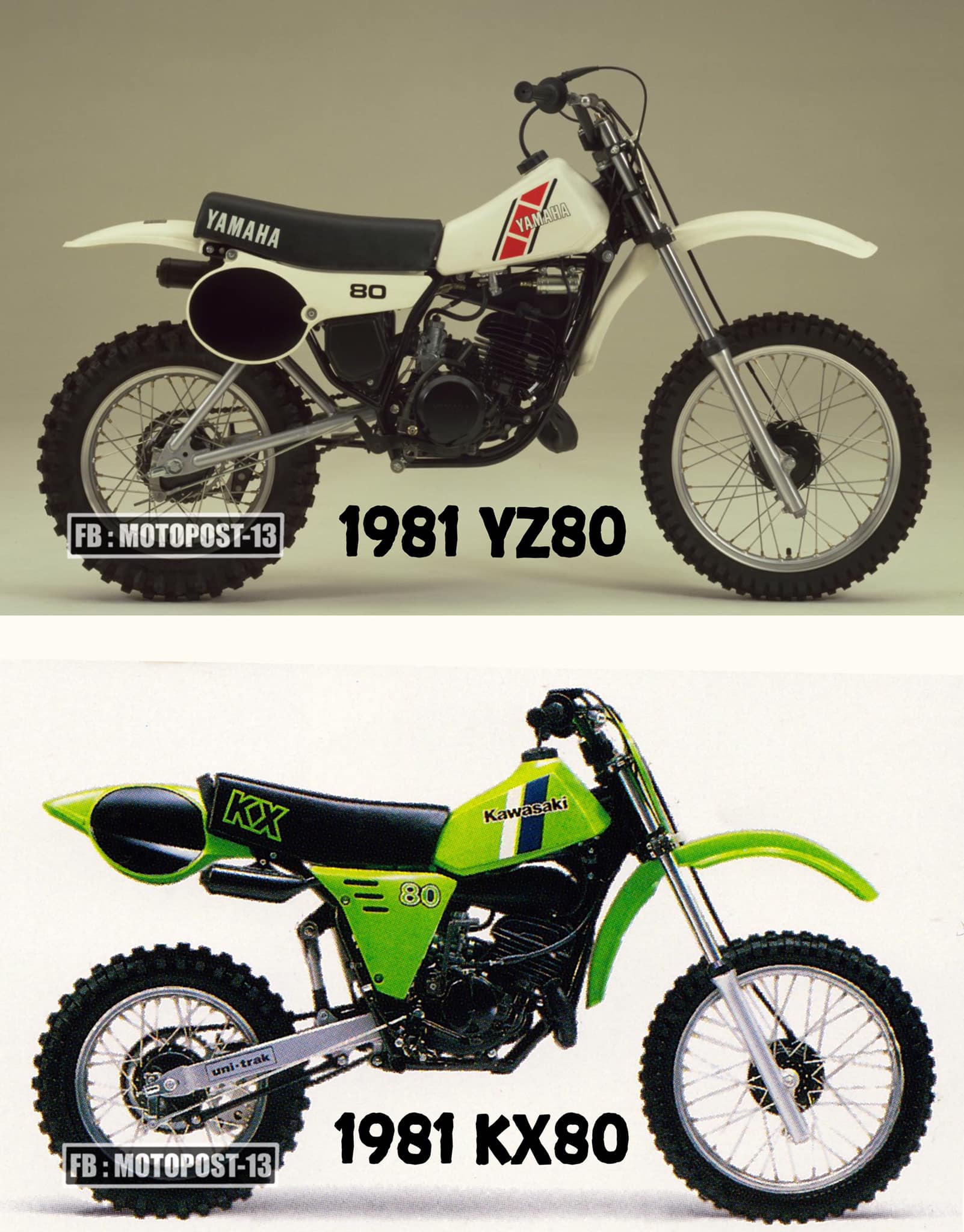 1983 Kawasaki KX80 & 1984 Kawasaki KX80🟢🔥