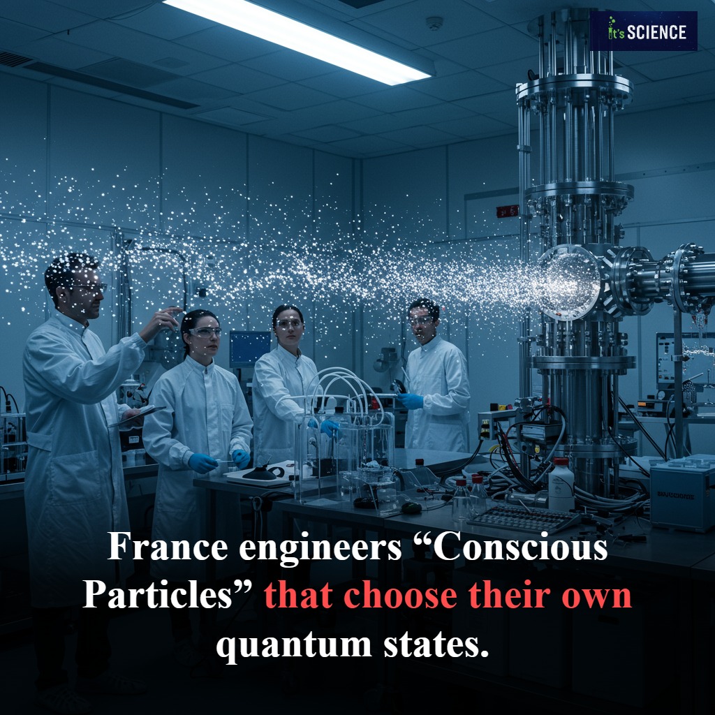 France engineers create conscious particles