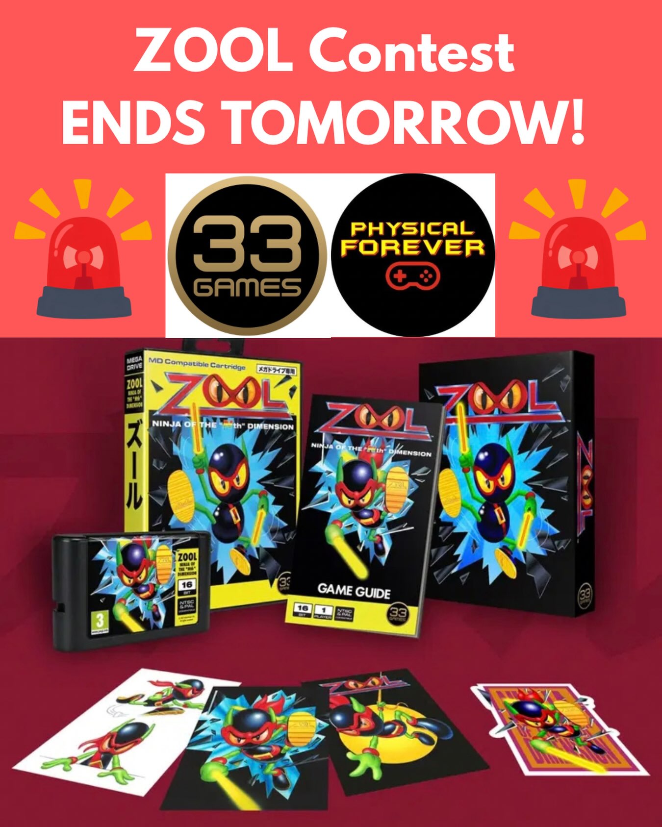 🚨CONTEST ENDS TOMORROW!🚨We are teaming up with 33 Games and