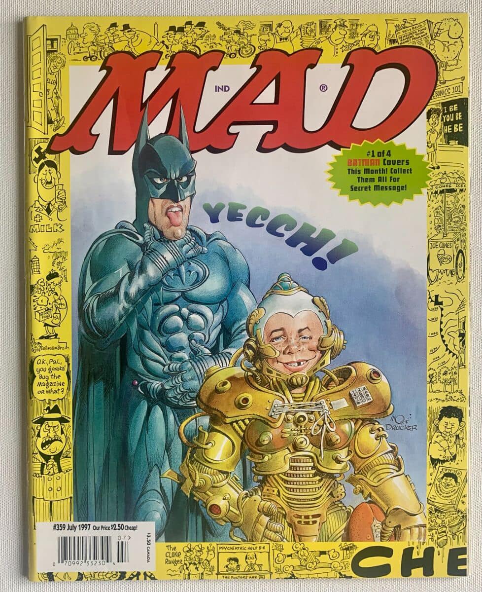 その他 MAD Magazine Alfred E. Neuman as BATMAN Bet most of you have never seen these! Mad Magazine mascot Alfred