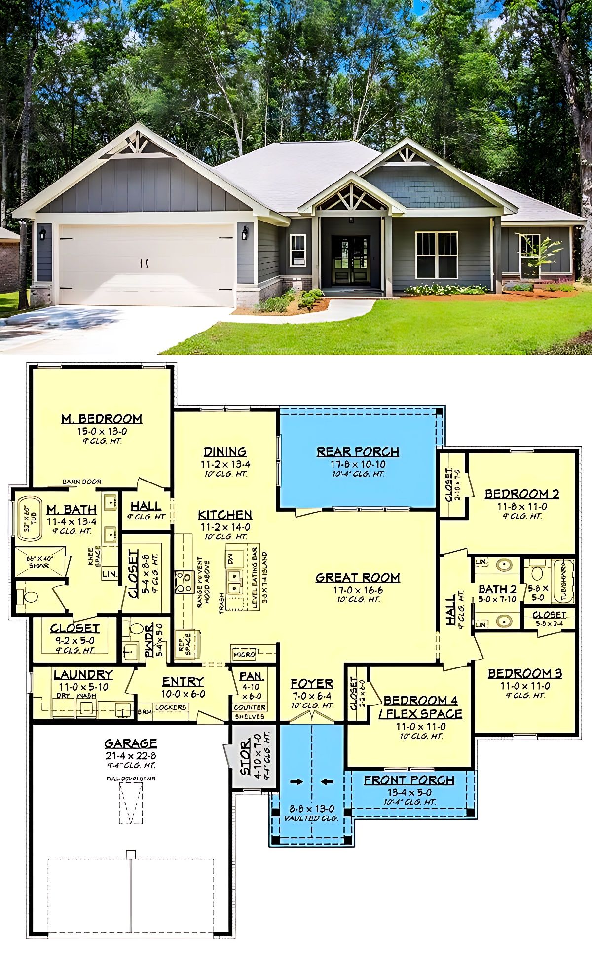 quintymirjam - a Craftsman-Style Ranch home. It combines a charming ...