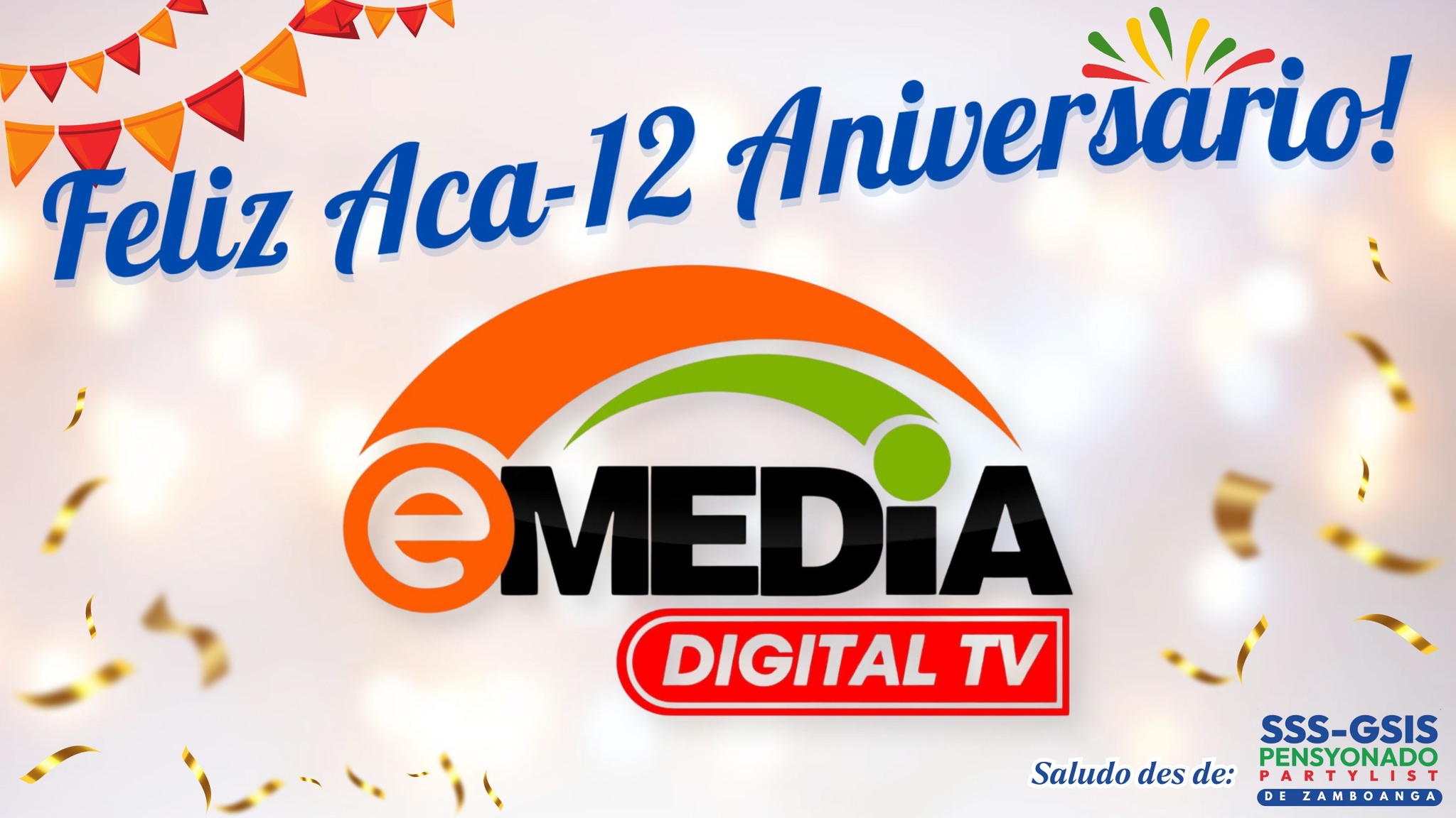SSS - Feliz Aca-12 Aniversario, Emedia Mo FM! Ta saluda el SSS-GSIS ...