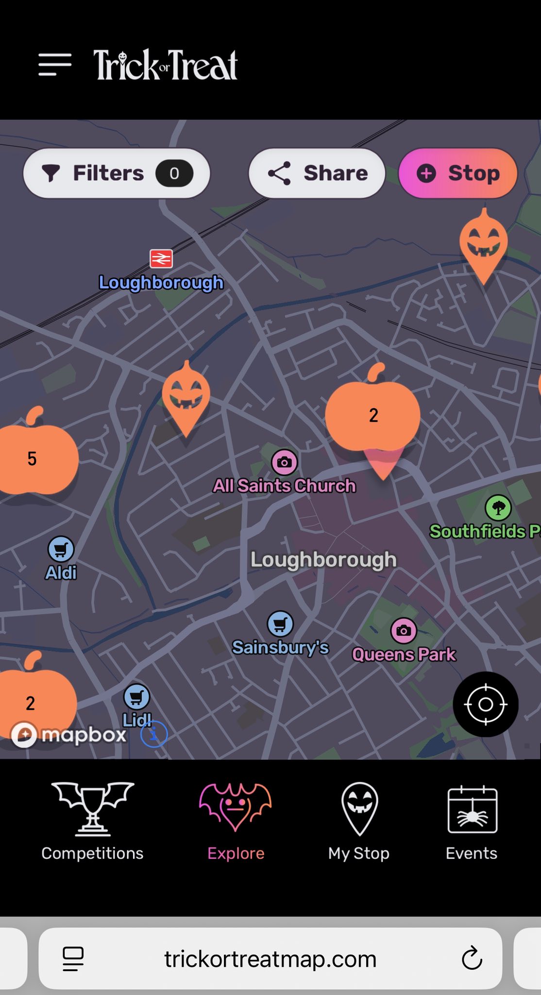Spotted: Loughborough | 👋 The Loughborough Trick or Treat map is ...