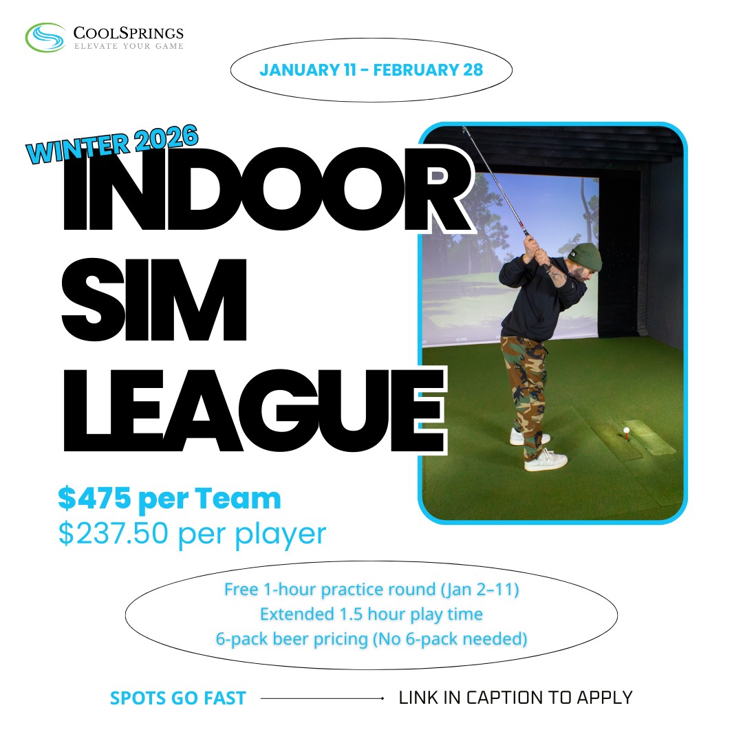 Cool - 🏌️‍♂️ The 2025 Sim League at Cool Springs is officially open for ...