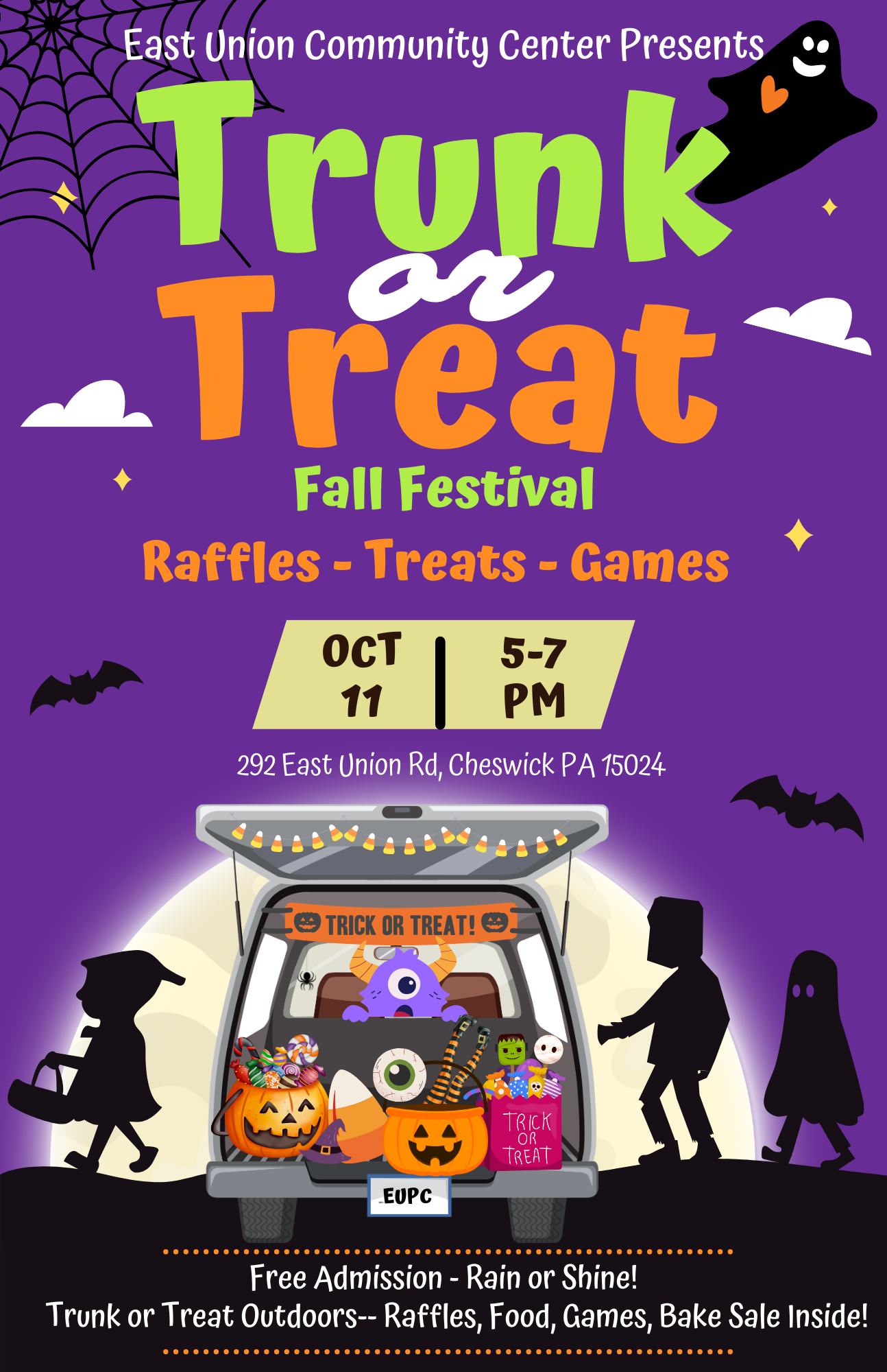 East - 👻🎃 Our Trunk or Treat Fall Festival is just 3️⃣ days away!! Join ...