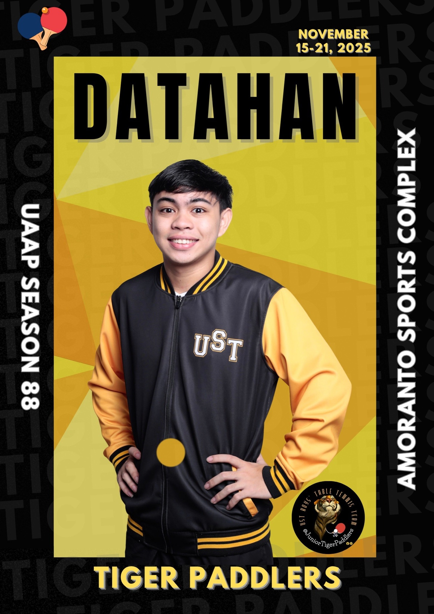 UST - 𝙅𝙐𝙉𝙄𝙊𝙍 𝐓𝐈𝐆𝐄𝐑 𝐏𝐀𝐃𝐃𝐋𝐄𝐑𝐒 𝐑𝐄𝐀𝐃𝐘 🥰 Here are the eight (8) Junior Tiger ...