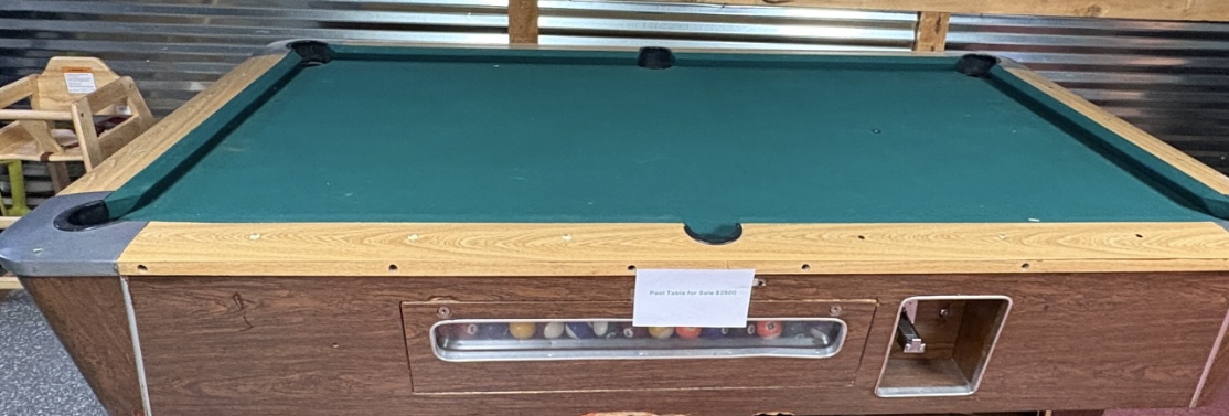 Full slate coin operated... - Cross-Eyed Goat Bar & Grill | Facebook