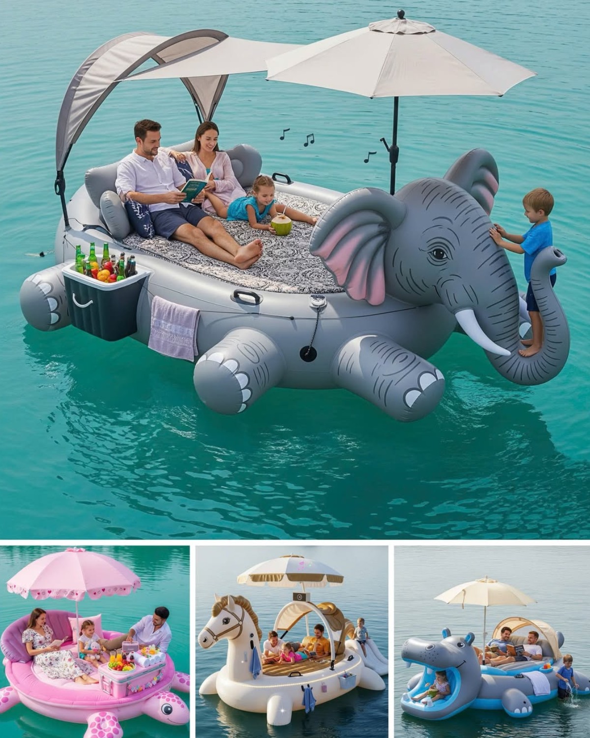 Design - Luxury Inflatable Animal Raft! 🐘🐋 | Facebook