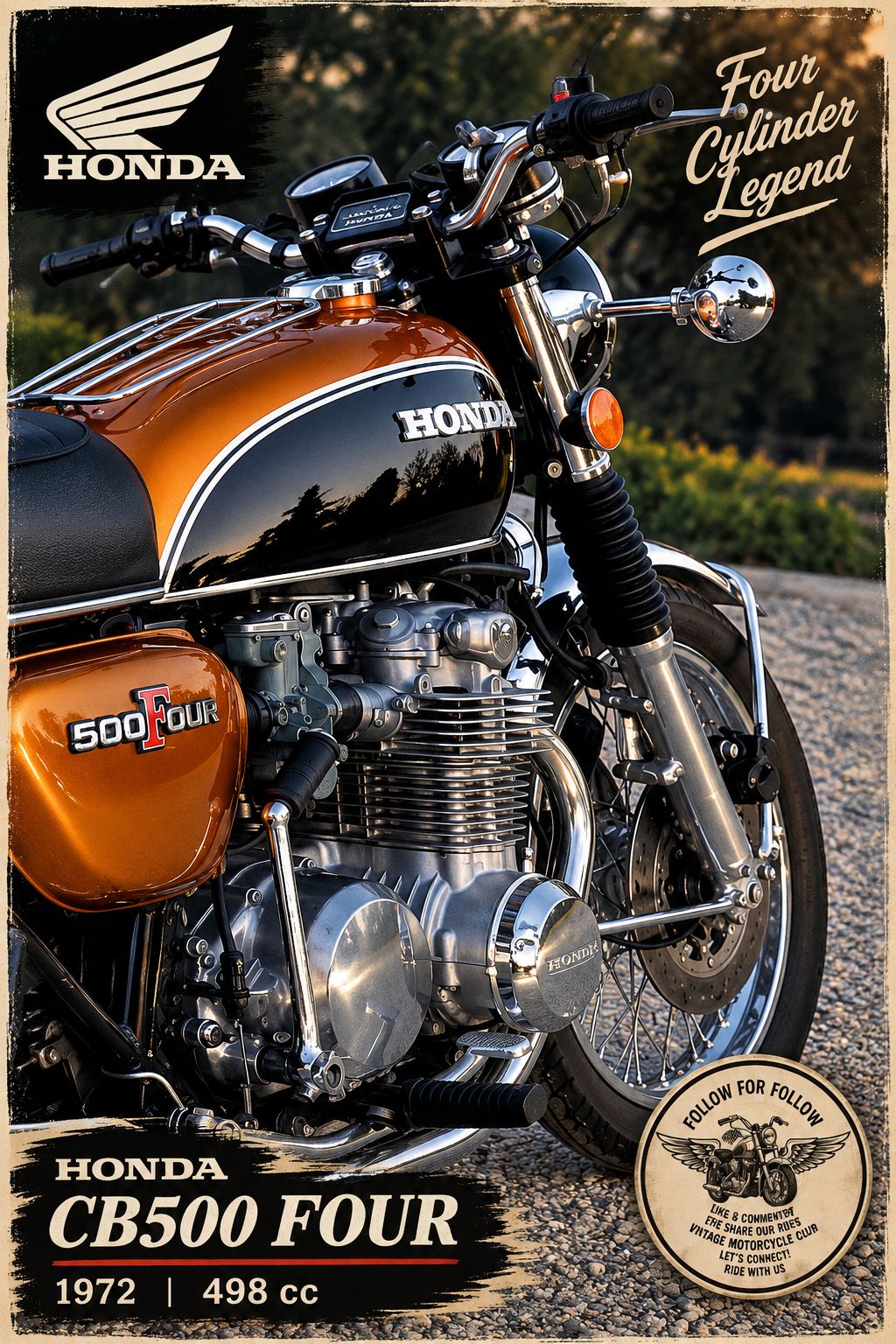 What is the engine RPM at 60mph in a Honda CB400 Super Four?
