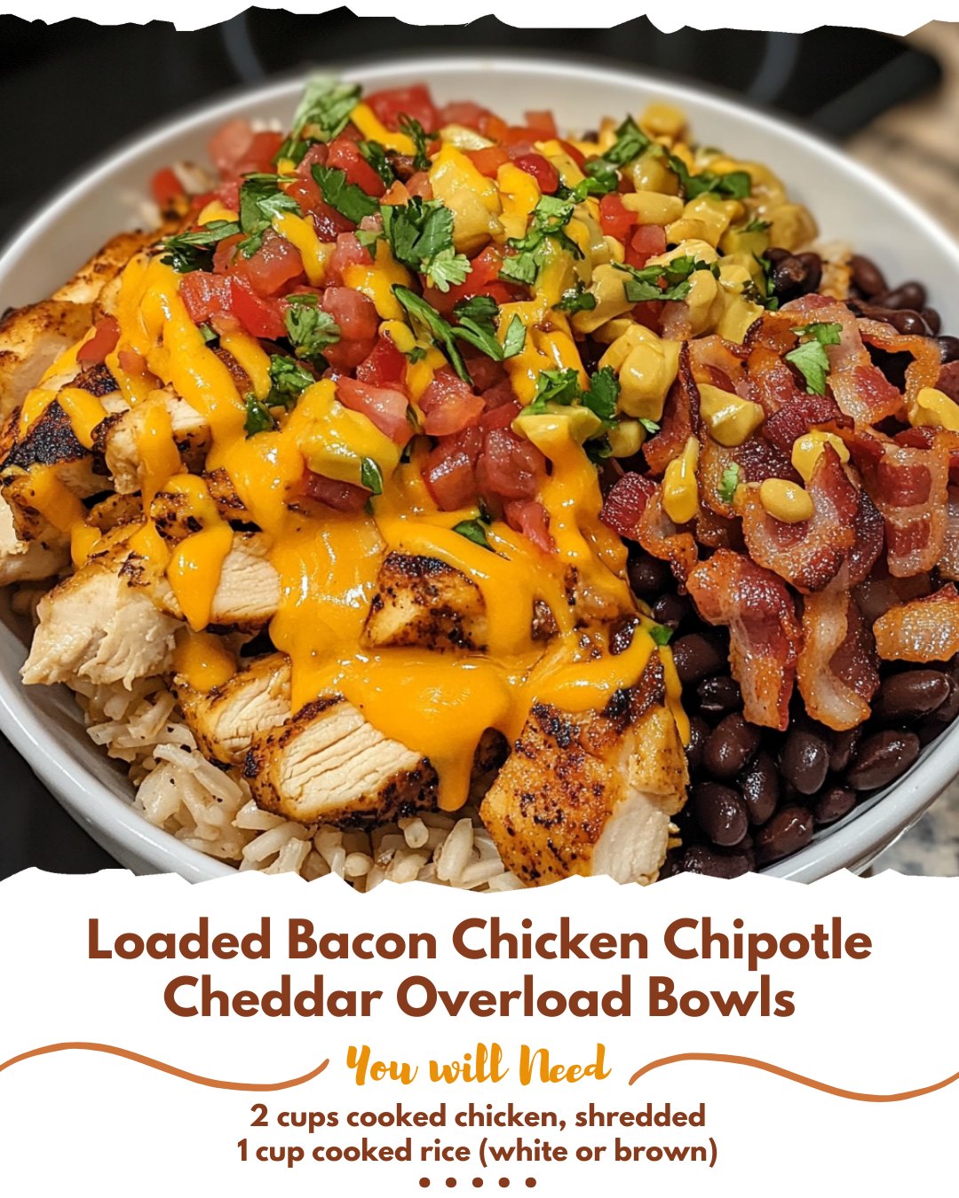 Magic - Loaded Bacon Chicken Chipotle Cheddar Overload Bowls ...