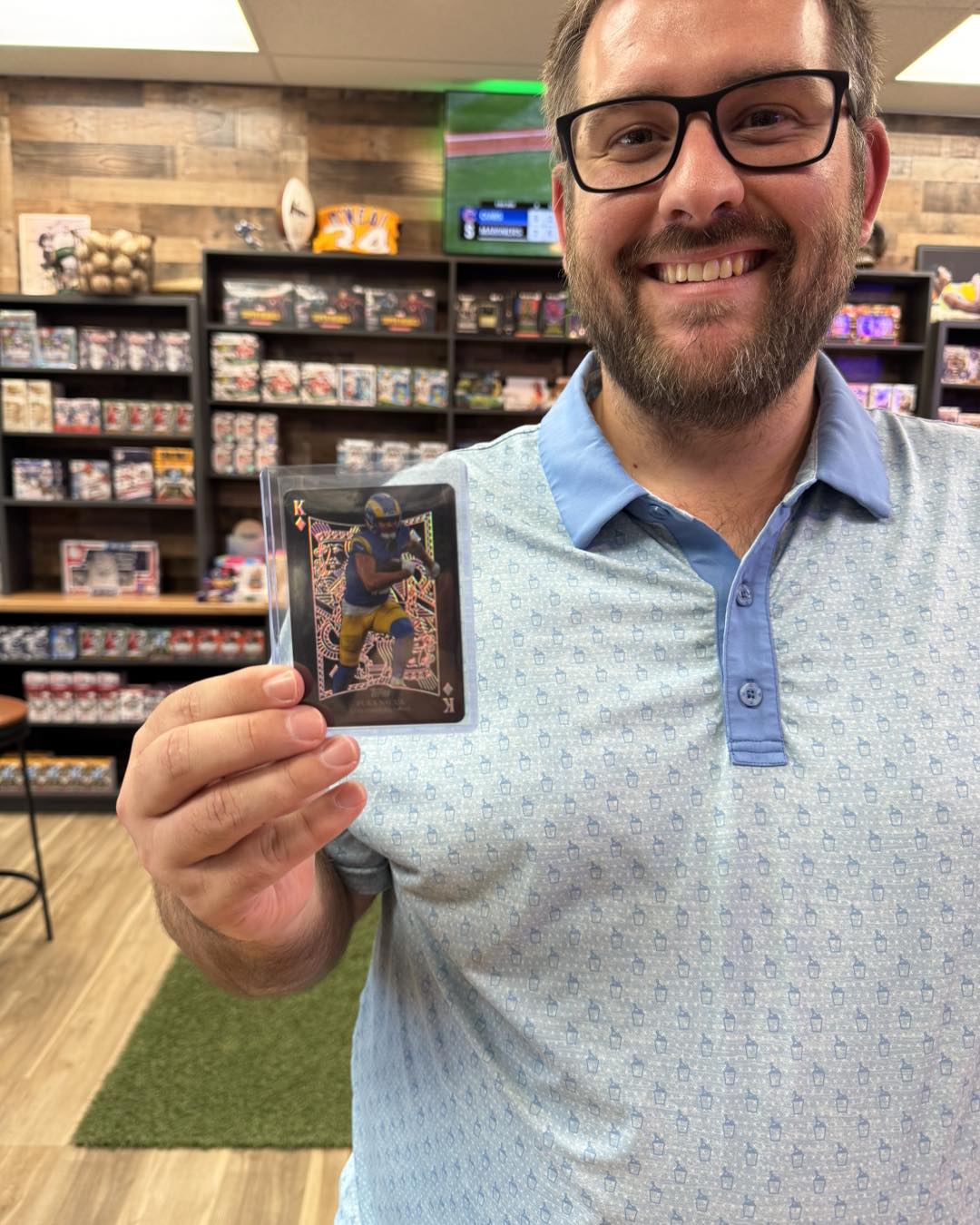 Beginner's luck: couple pulls rare Puka Nacua Kings card at