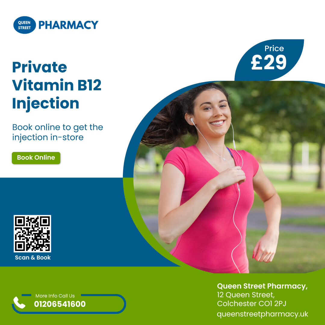 b12 injections colchester Queen Street Pharmacy Vitamin Supplement
