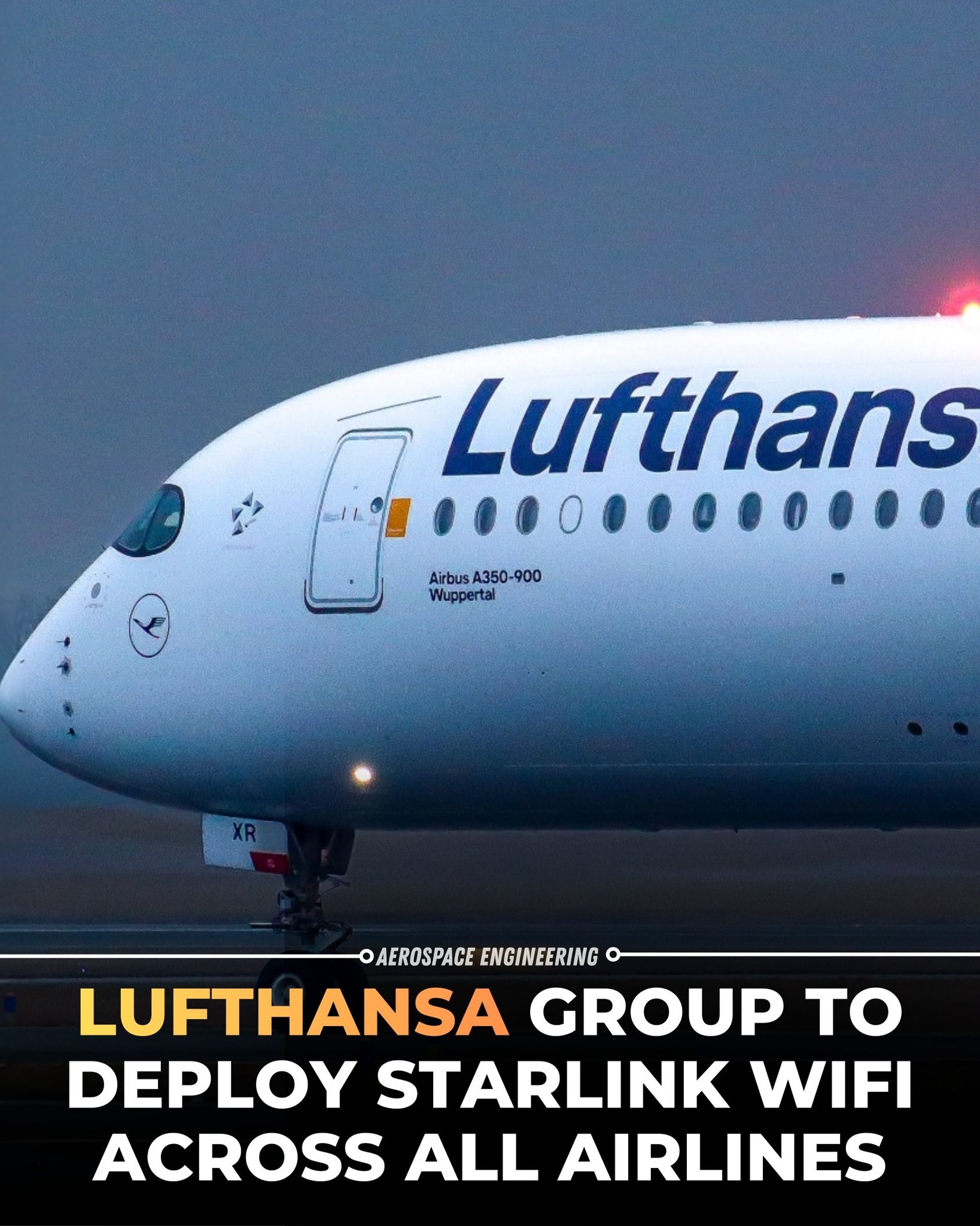 Lufthansa to deploy Starlink wifi across airlines