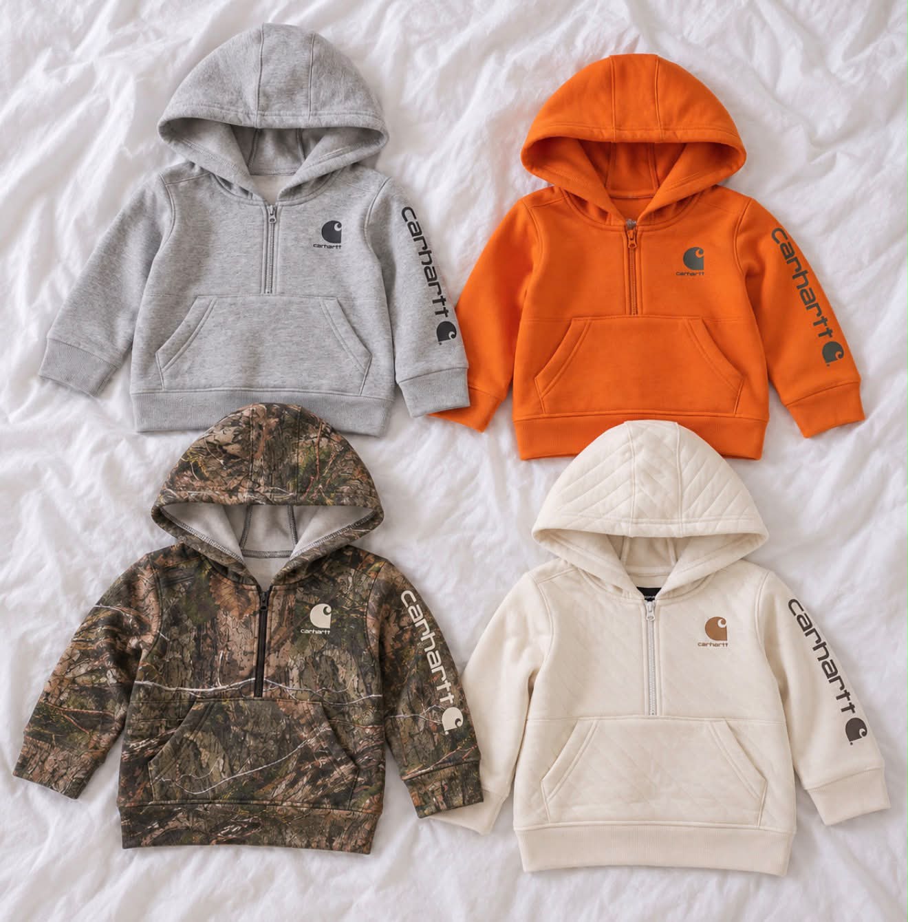 Galatifam - Baby and toddler Carhartt half zips!! Obsessed