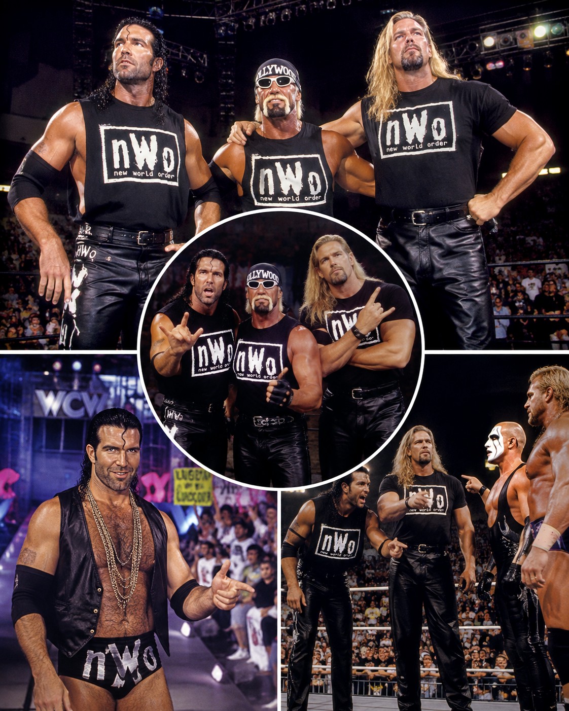 The Kliq (Triple H, Kevin Nash, Shawn Michaels, the late Scott