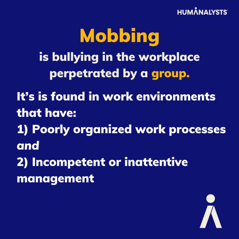 Healthy - Mobbing is a term used to describe bullying that’s a team ...