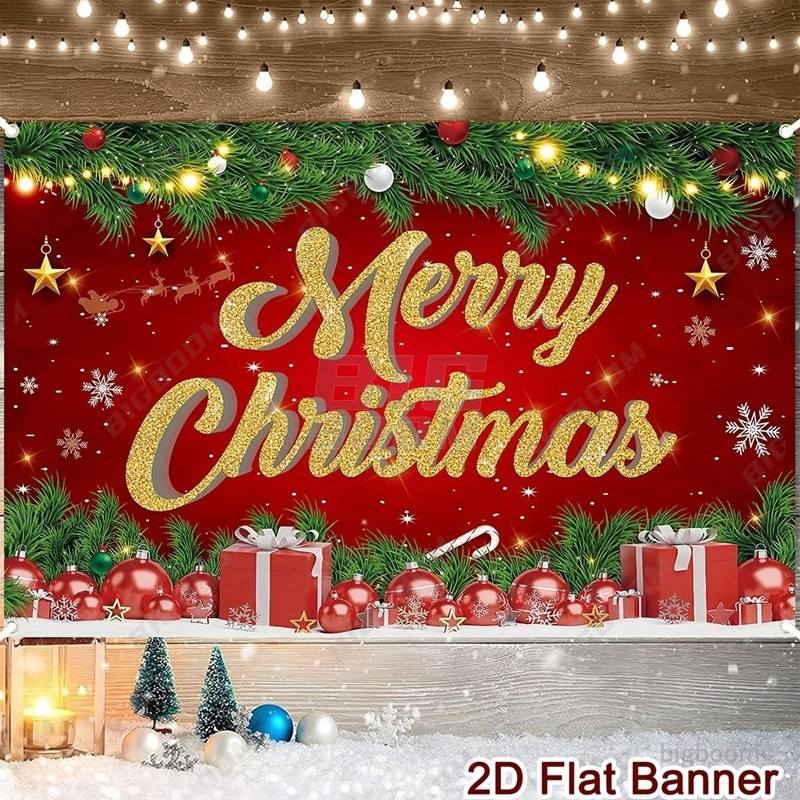 Merry Christmas Banner Red... - Azriel Benz Devera Pacis | Facebook