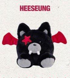 HEESEUNG VOICE KEYRING IS SO HEE'S CODED (BLACK & RED) 🧛🖤❤️