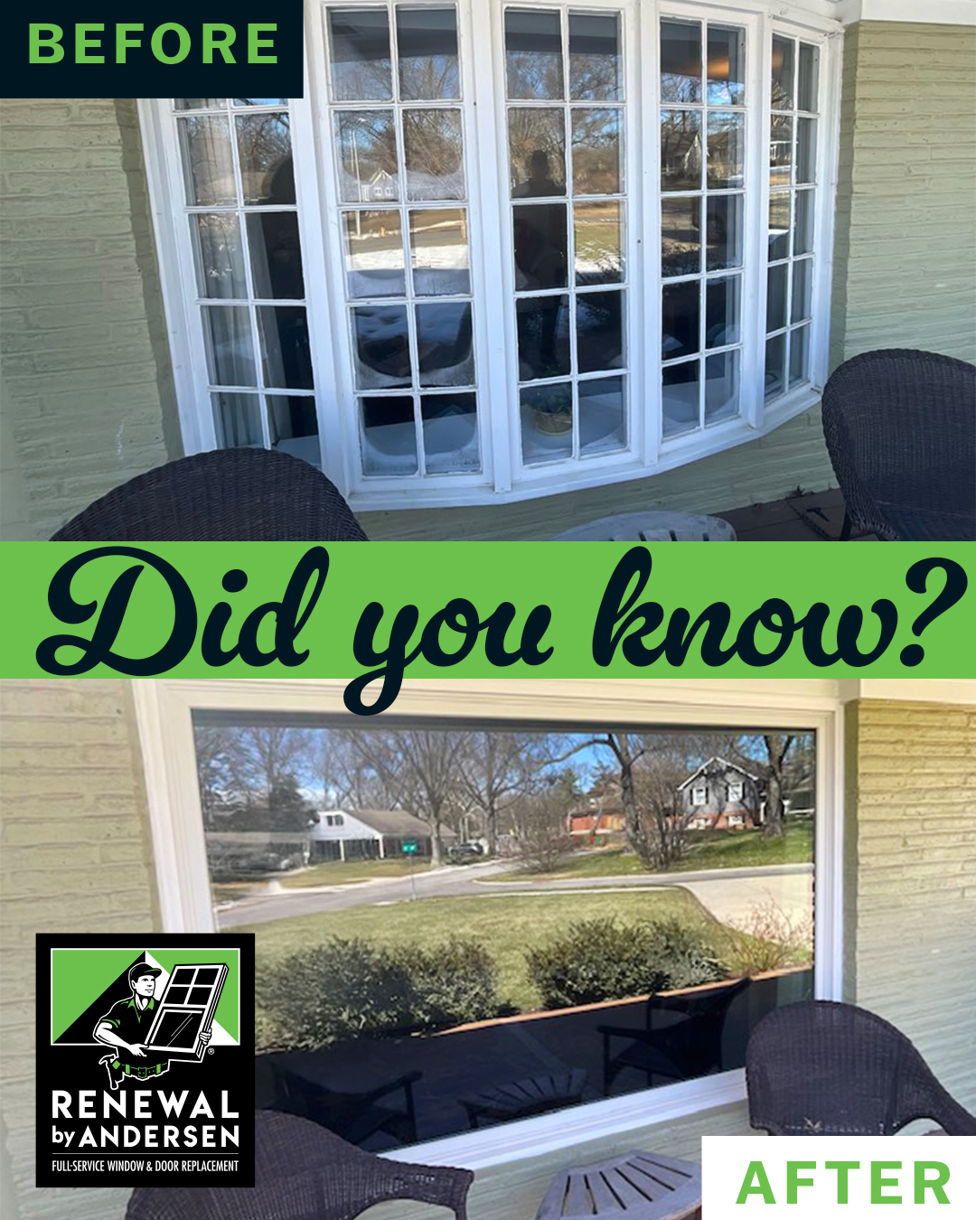 Renewal - Did you know? At Renewal by Andersen, we don’t just replace ...