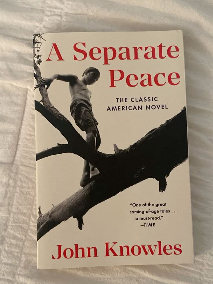 30 Minute Read Books Everyday - Communities for Books Lovers | A Separate Peace by John Knowles ...