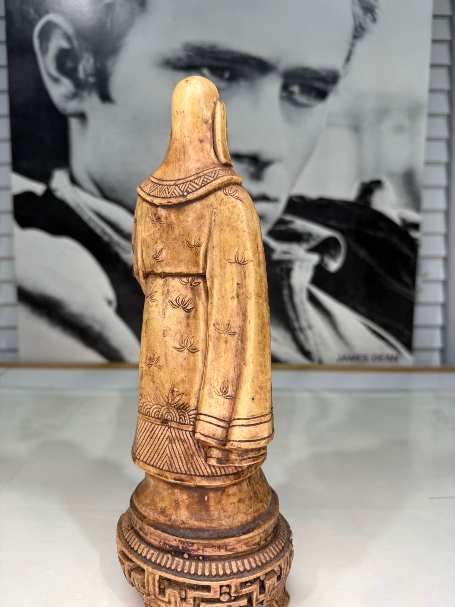 古董Vintage Confucius 孔子Statue 雕像Figurine – Chinese 中文