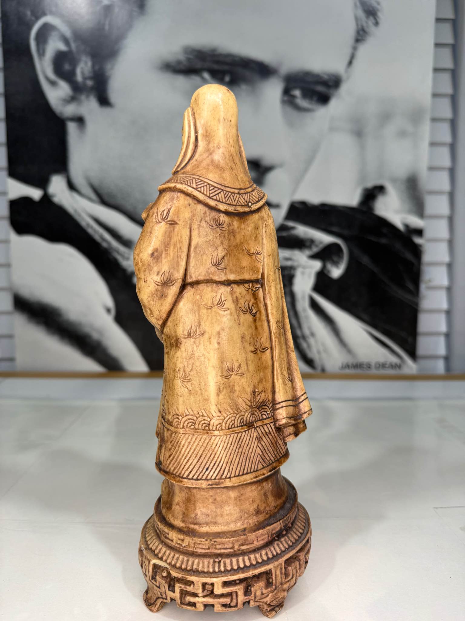 古董Vintage Confucius 孔子Statue 雕像Figurine – Chinese 中文