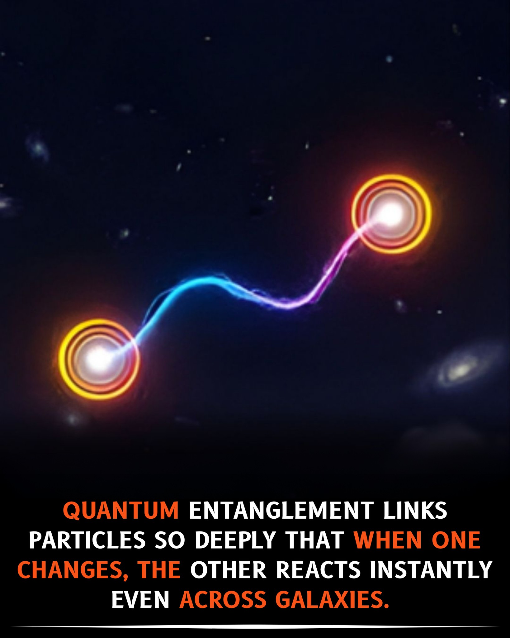 Quantum entanglement is one of the... - Fragments of Reality | Facebook