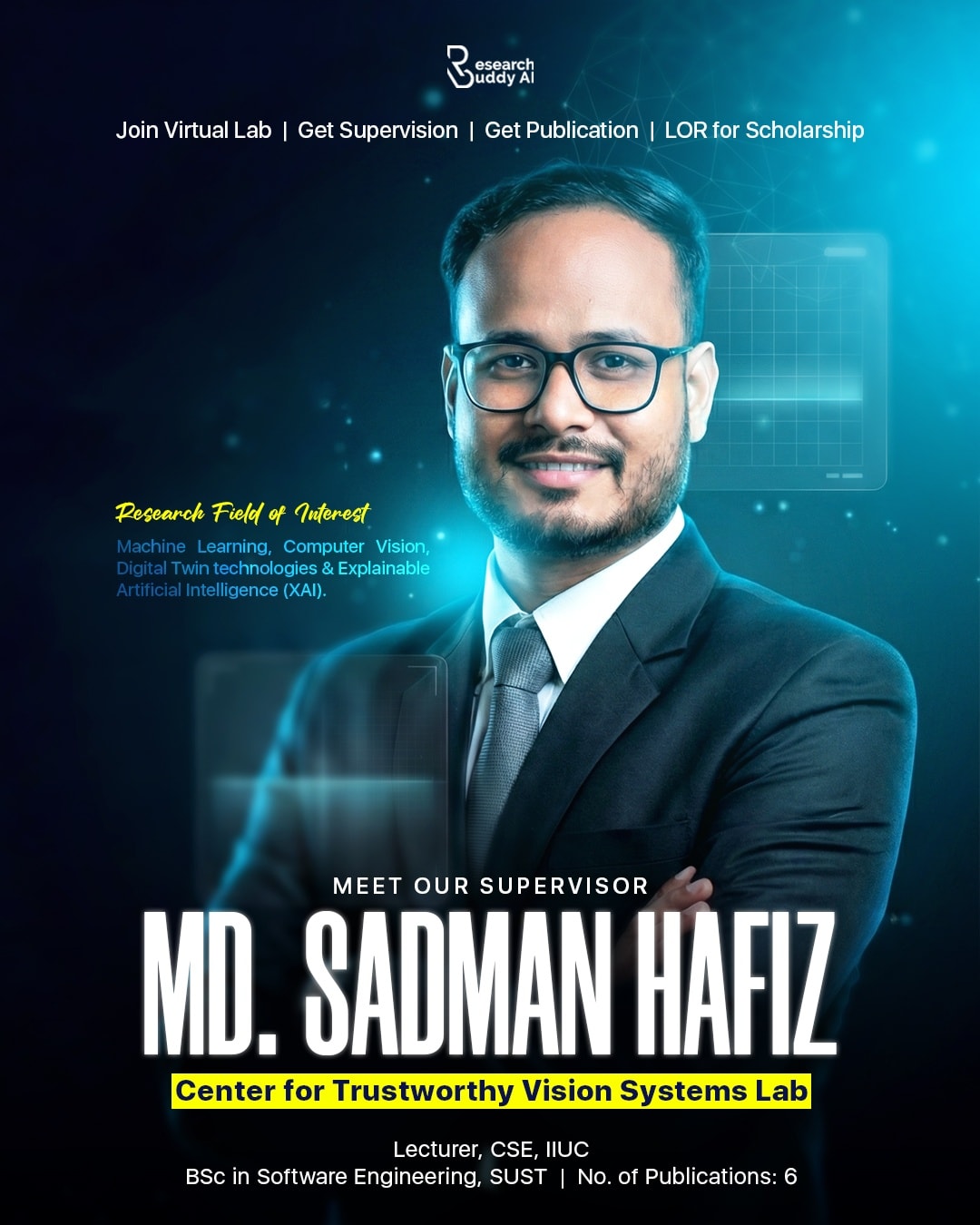 Meet our Supervisor of the “Center for... - ResearchBuddy AI | Facebook