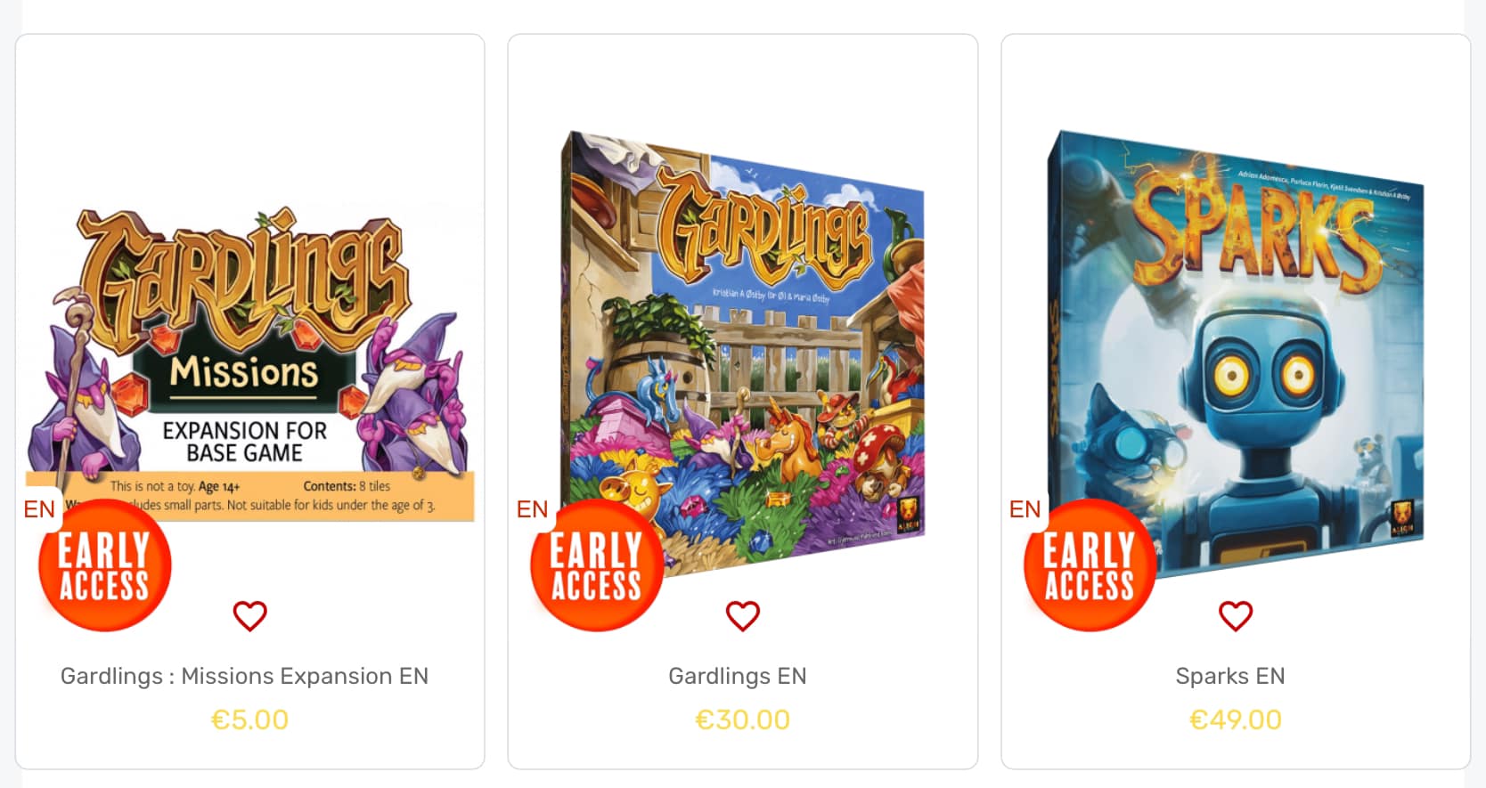 The preorder for SPIEL is now open. You can order all 3 of our new