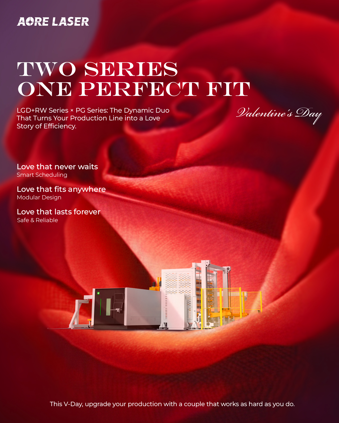 AORE LASER - 💖 This V-Day, Fall in Love with Productivity!... | Facebook