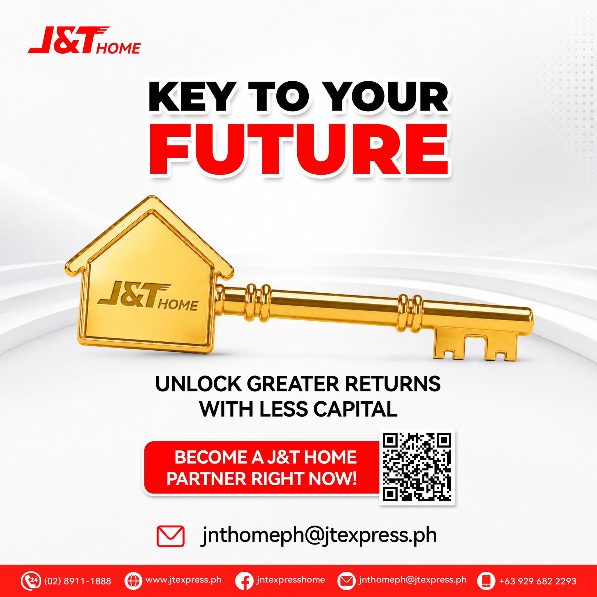 J&T - ?The key to your future starts here！ With J&T Home, unlock 