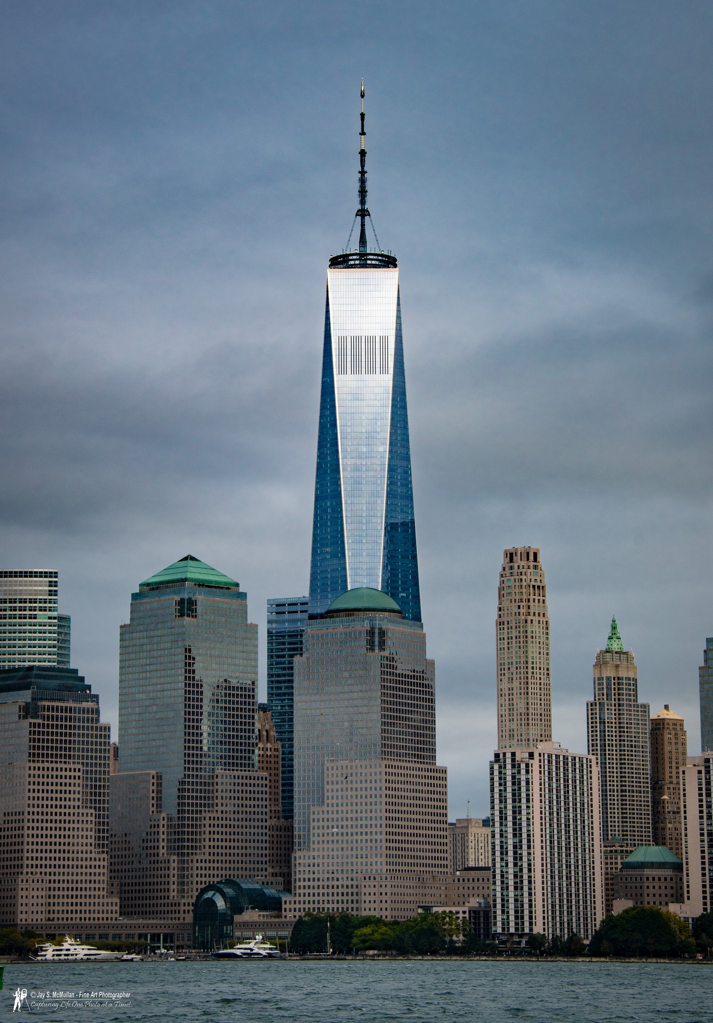 Freedom tower view from New Jersey