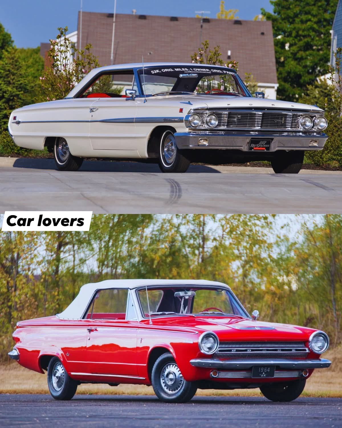 Ford Fairlane GT (1967) OR Dodge Dart GT (1967)
