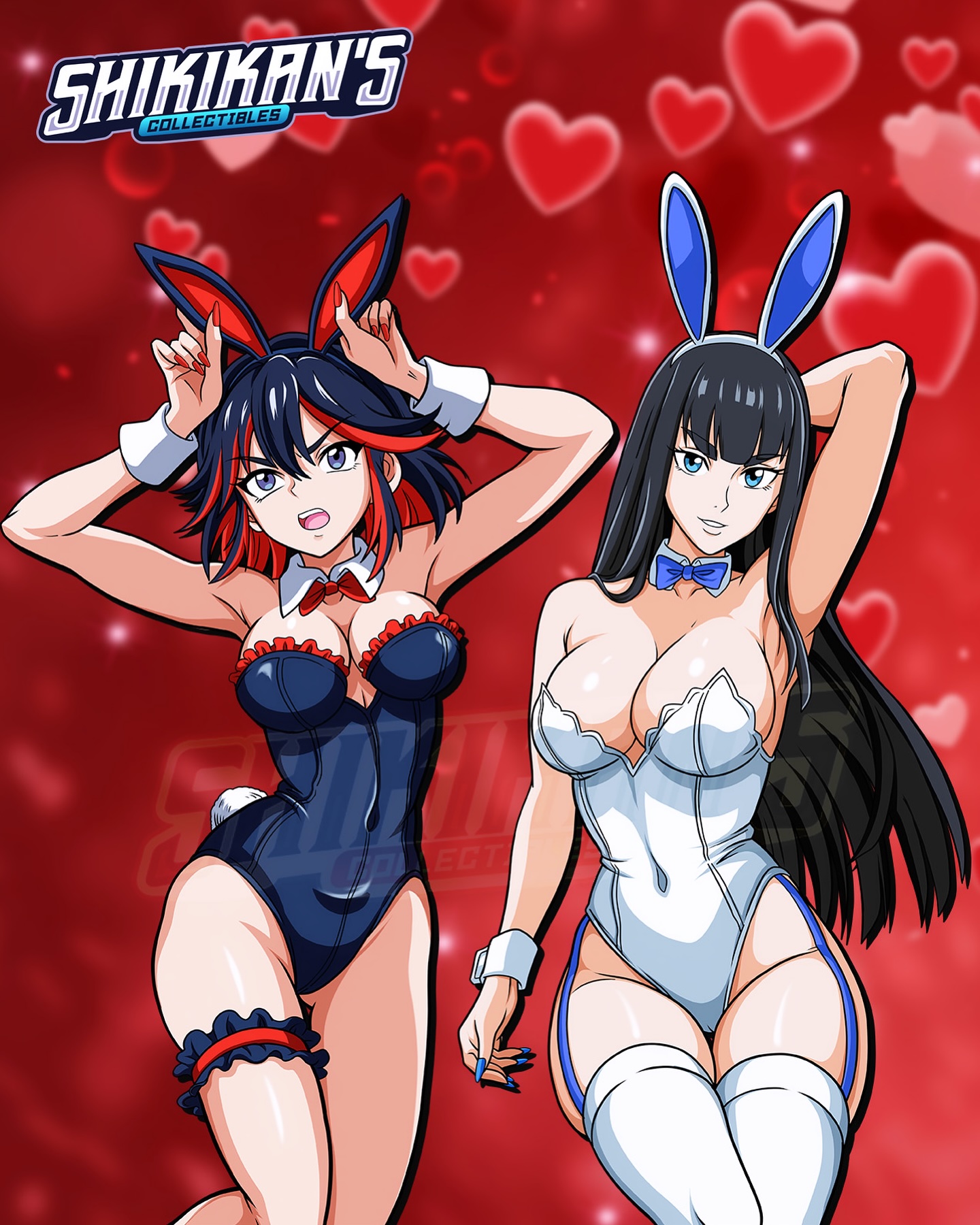 Shikikan's - 🐰 Ryuko & Satsuki Design Pin/Sticker Reveal! Love the ...