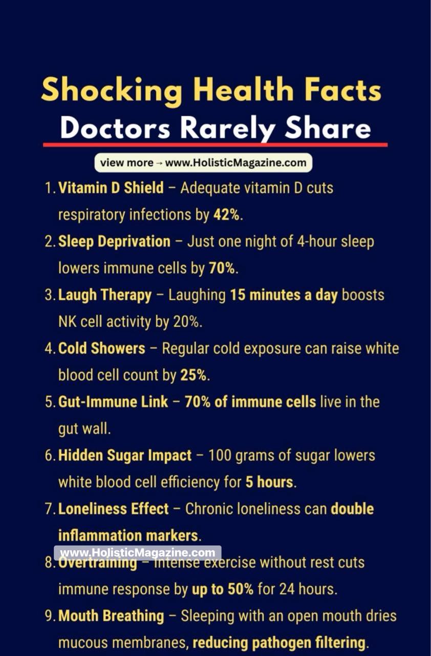 Holistic - Shocking Health Facts Doctors Rarely Share #holisticmagazine ...