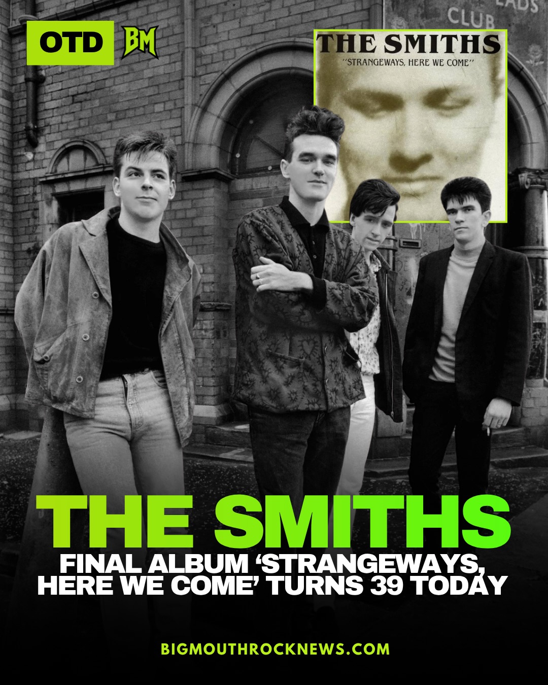 The Smiths' Strangeways, Here We Come album turns 39 years old