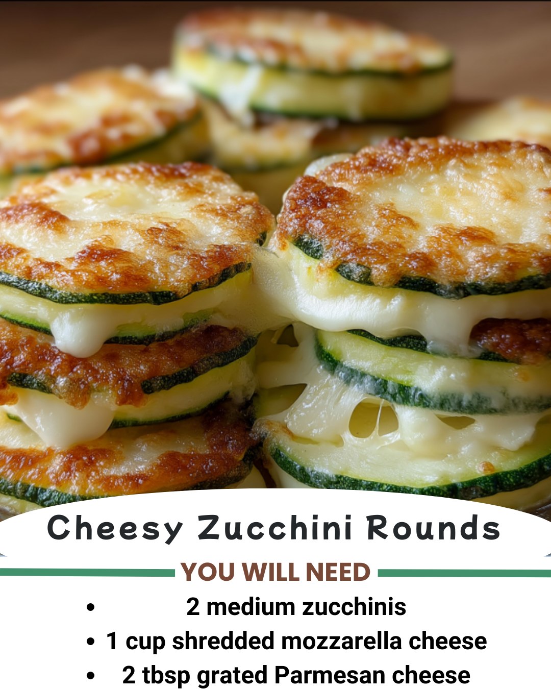 Cooking - 🥒🧀 Cheesy Zucchini Rounds Golden, crispy, and irresistibly ...