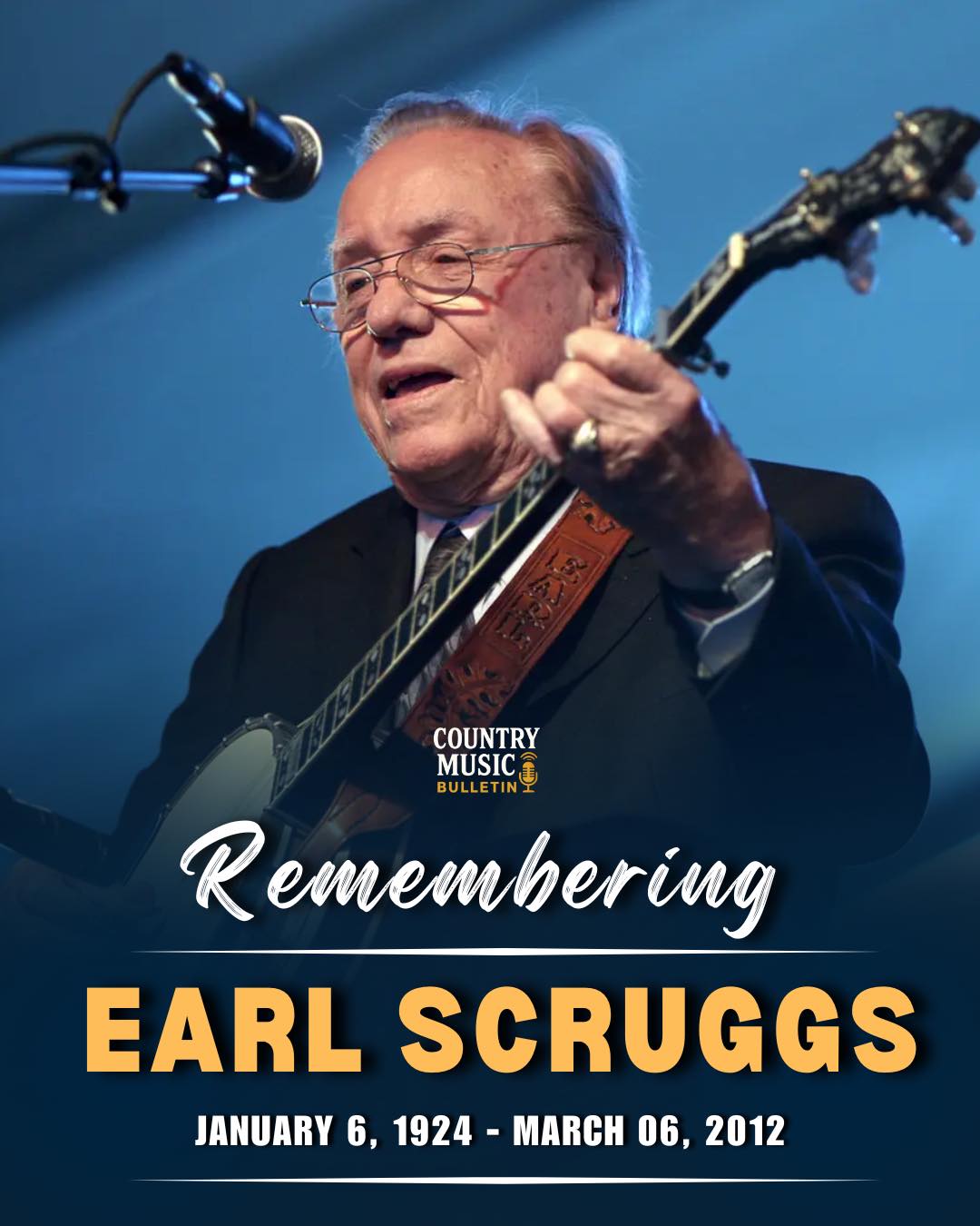 Country - Born on this day in Shelby, North Carolina, Earl Scruggs ...