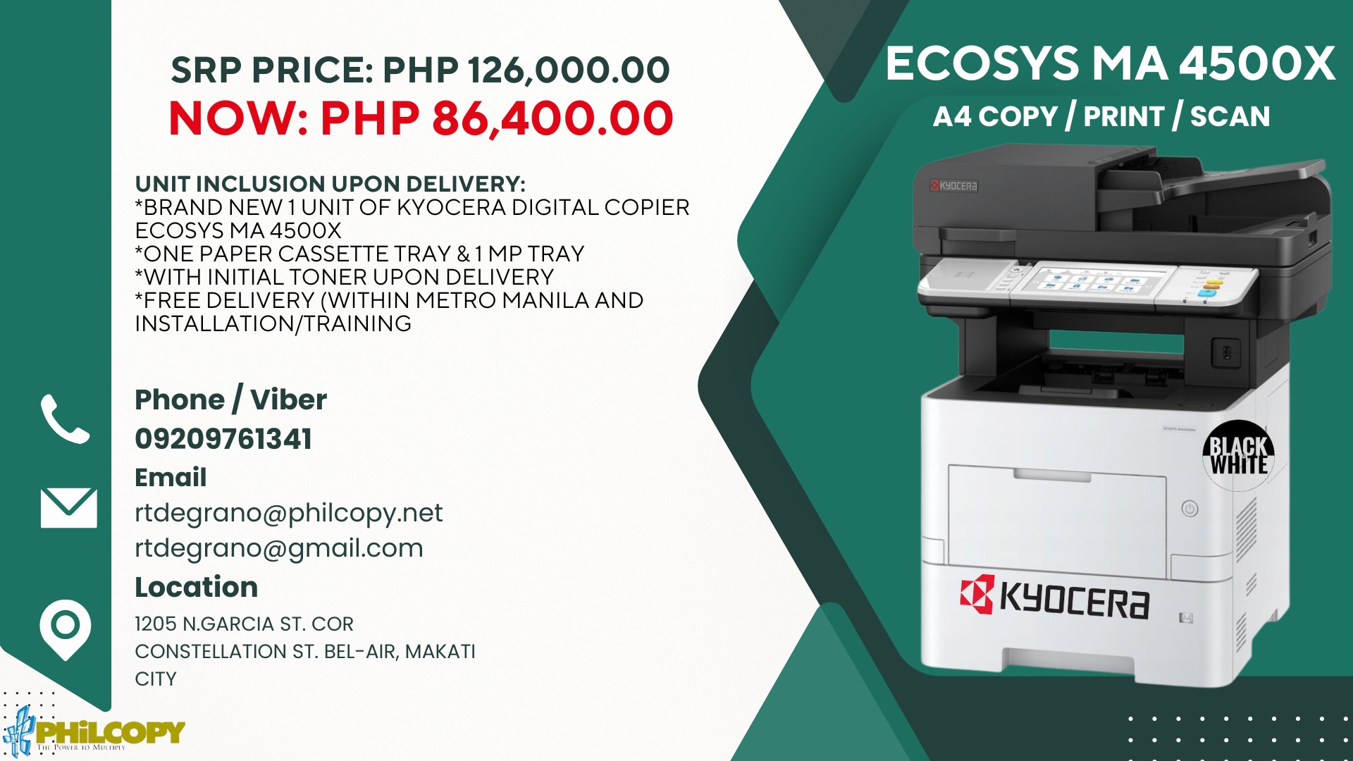 Philcopy Corp-Kyocera Copier/Mfp Distributor | Makati