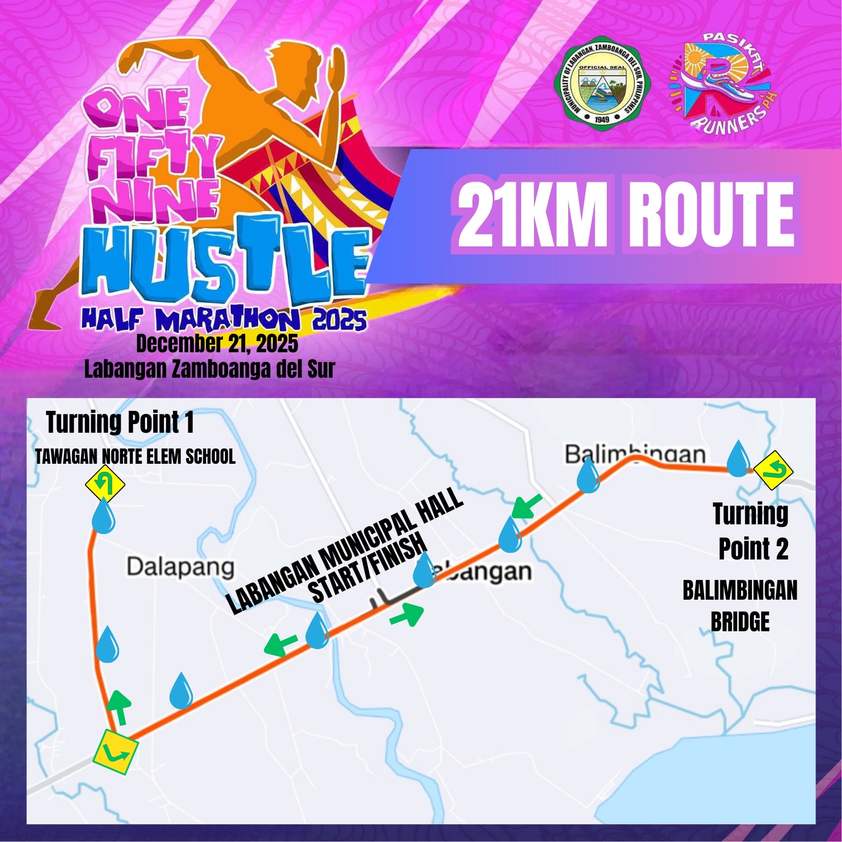 ONE FIFTY-NINE HUSTLE HALF MARATHON... - Pasikat Runners Ph | Facebook