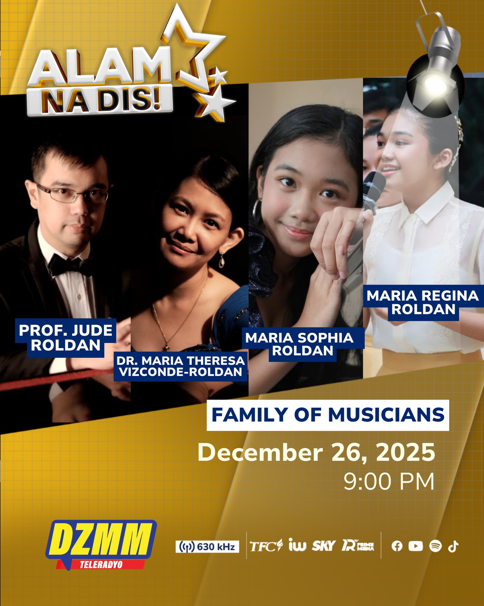 DZMM - FAMILY OF MUSICIANS 👨‍👩‍👧‍👦🎼 Abangan ang pamilya ng mga ...