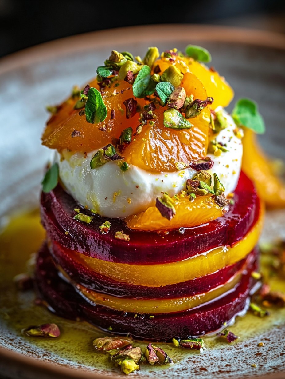🧡 Roasted Golden Beet Stacks with... - Timeless Recipes | Facebook